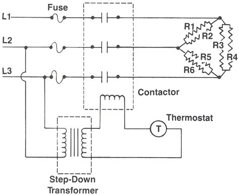 3 phase heating element wiring diagram 